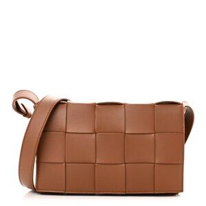 Bottega Veneta Lambskin Maxi Intrecciato Cassette Crossbody Bag Shoulder Bag